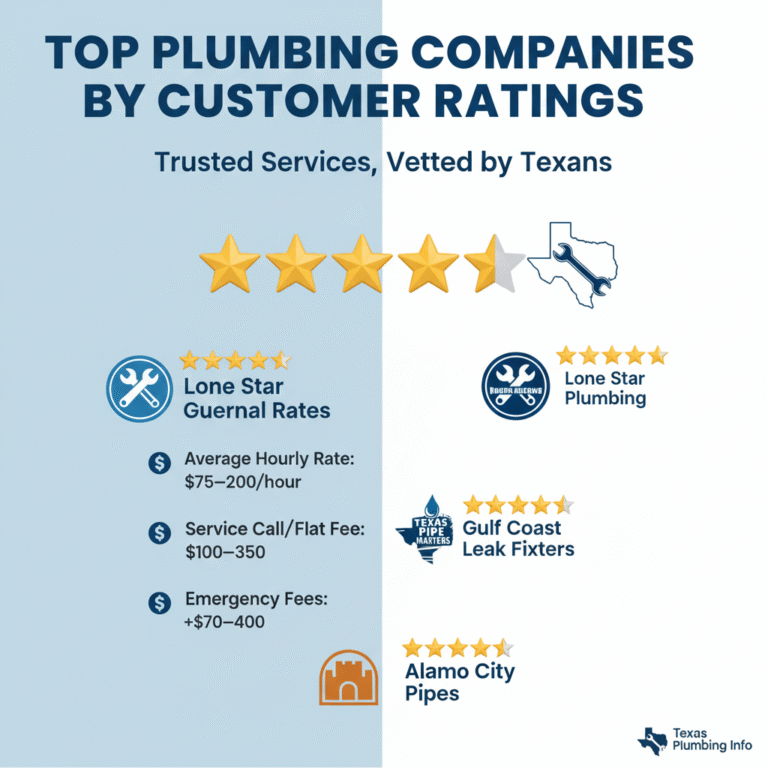 Top Plumbing Companies by Customer Ratings