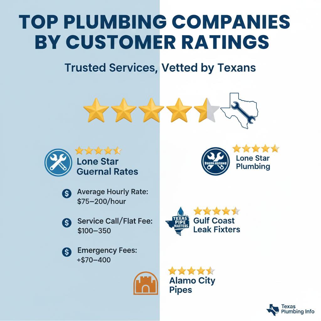 Top Plumbing Companies by Customer Ratings