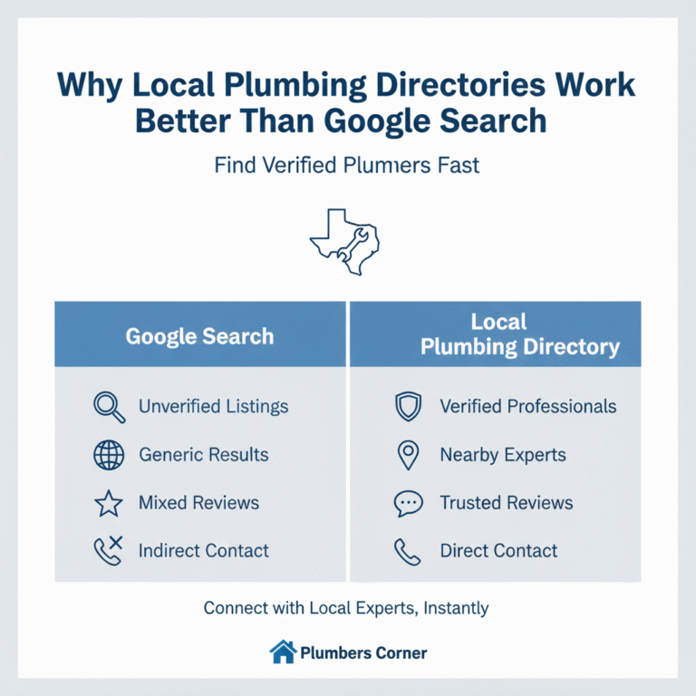 Why Local Plumbing Directories Work Better Than Google Search