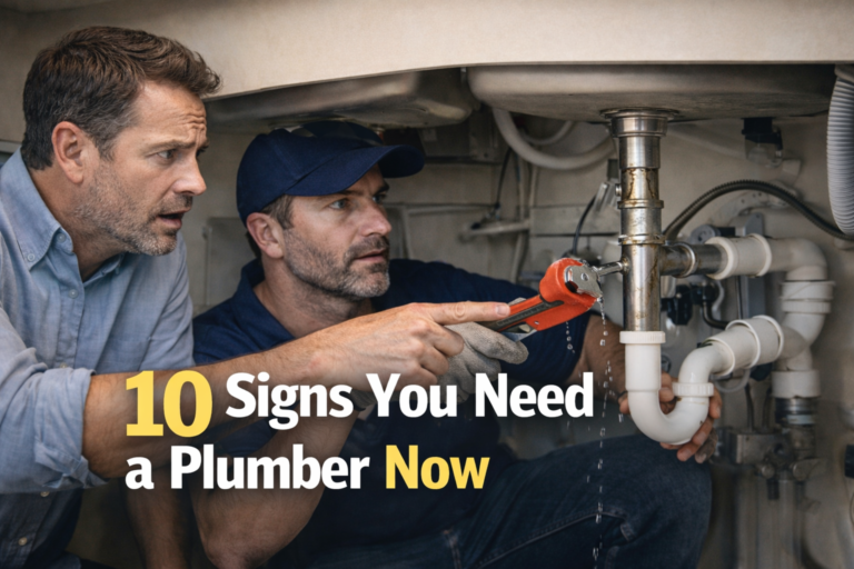 10 Signs You Need a Professional Plumber Now
