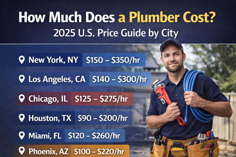 How Much Does a Plumber Cost in Different US Cities? (2026 Pricing Guide)
