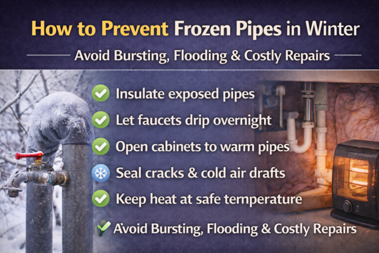 How to Prevent Frozen Pipes in Winter — Homeowner Protection Guide