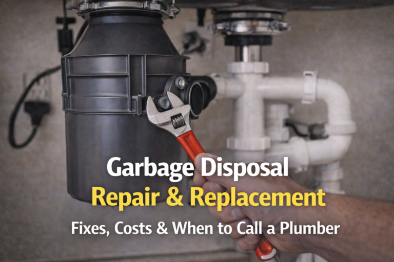 Garbage Disposal Repair & Replacement — DIY Fixes, Costs & When to Call a Plumber