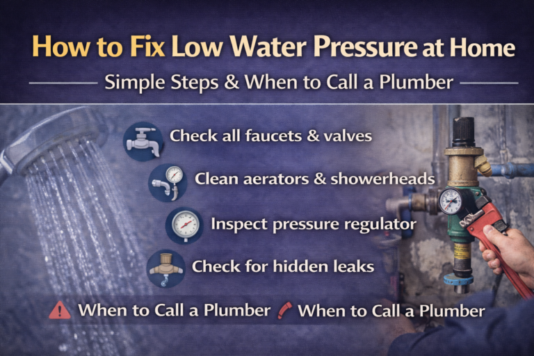How to Fix Low Water Pressure in Your Home — Step-by-Step Guide