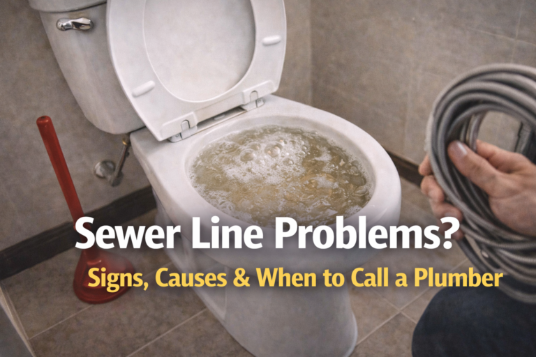 Sewer Line Problems — Symptoms, Causes & When to Call a Plumber