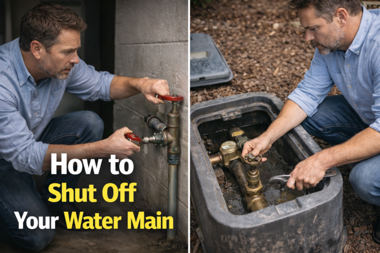 How to Shut Off Your Water Main (Step-by-Step Guide for Homeowners)