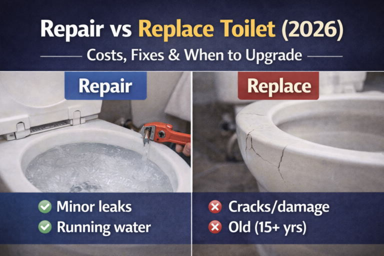 Should You Repair or Replace Your Toilet? (2026 Homeowner Guide)