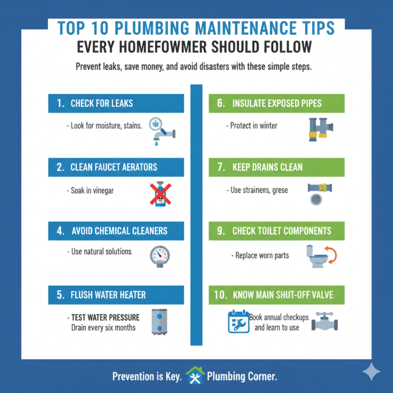 Top 10 Plumbing Maintenance Tips Every Homeowner Should Follow