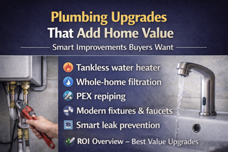 Add Value to Your Home With These Plumbing Upgrades (2026 Guide)