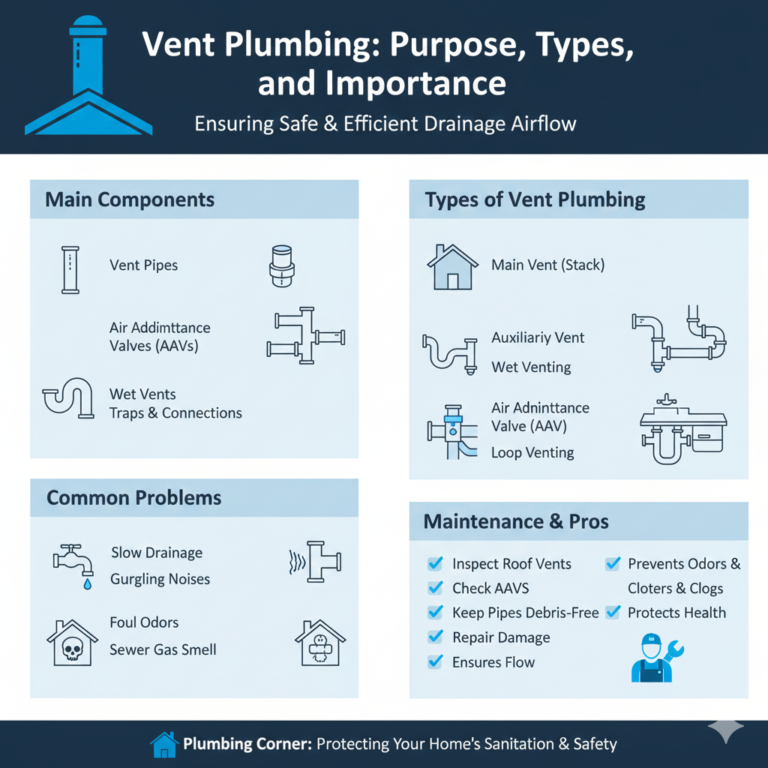 Vent Plumbing: Purpose, Types, and Importance