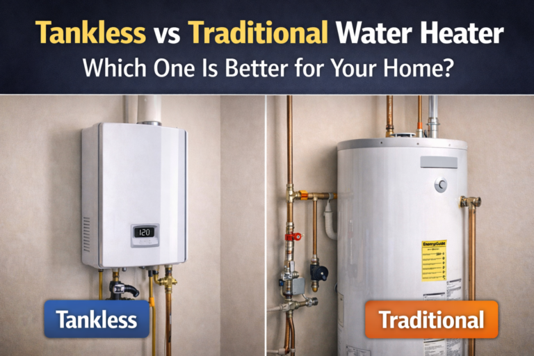 Tankless vs Traditional Water Heaters — Which Is Better for Your Home?